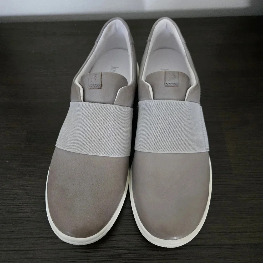 Josef Seibel Women Caren 14 Gray Leather Casual Slip On Sneakers US10 (40)